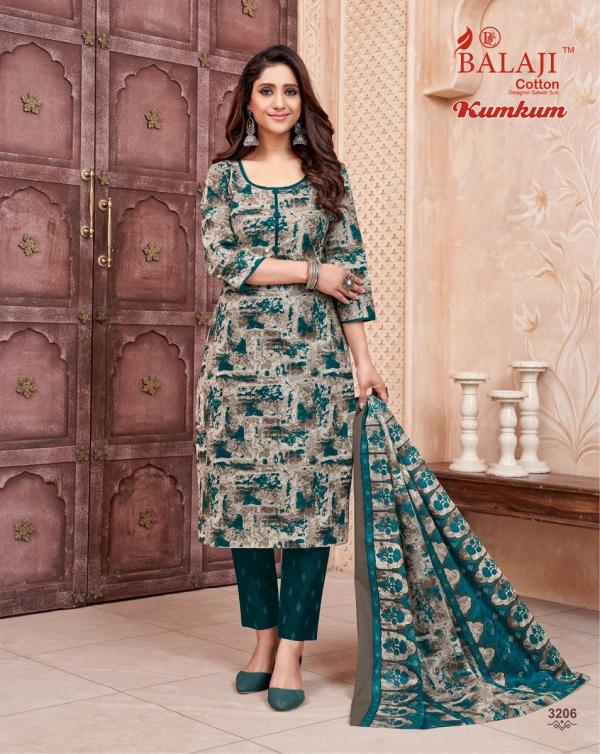 Balaji Kumkum Vol-32 Designer Kurti Bottom With Dupatta